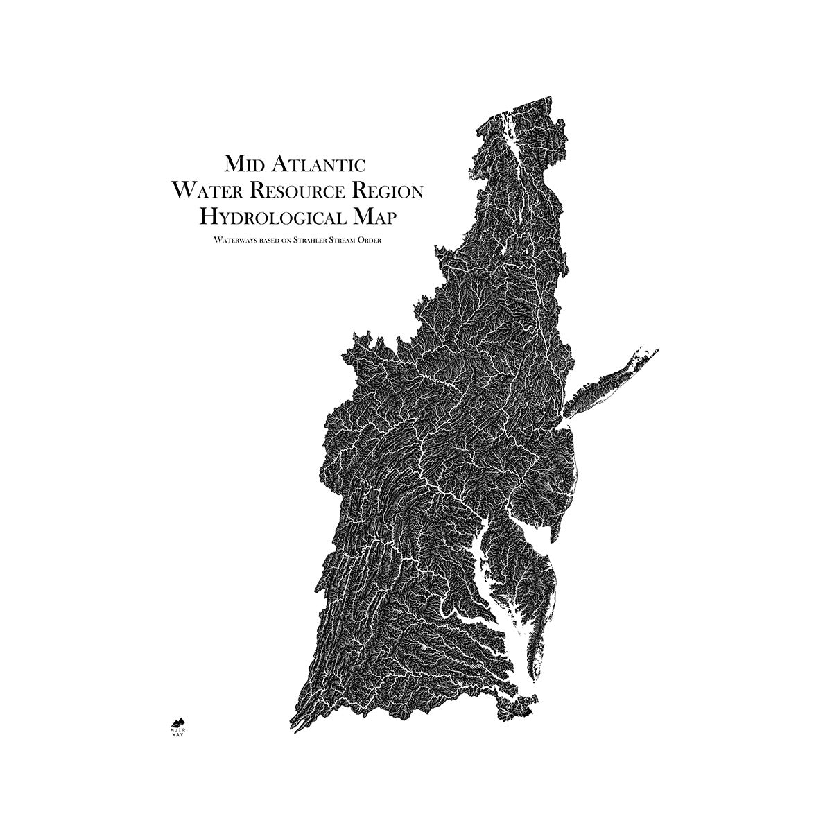 Mid Atlantic Regional Hydrological Map