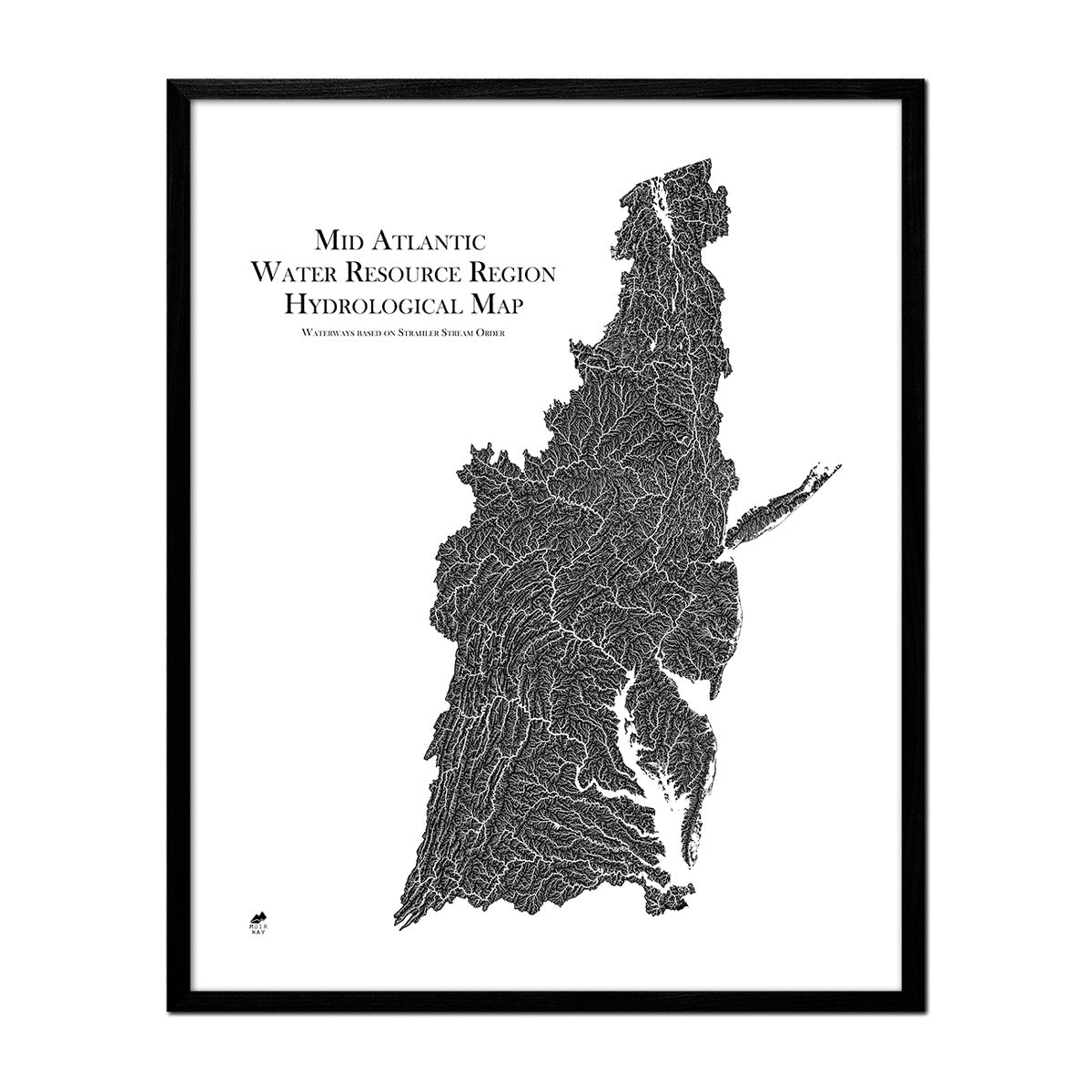 Mid Atlantic Regional Hydrological Map