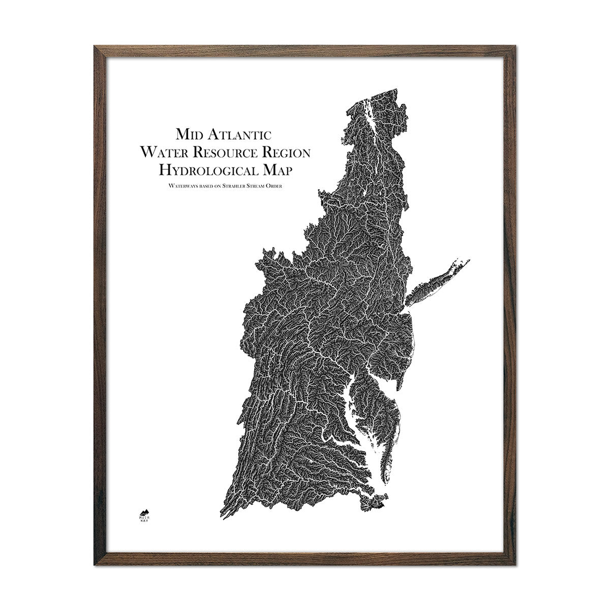 Mid Atlantic Regional Hydrological Map