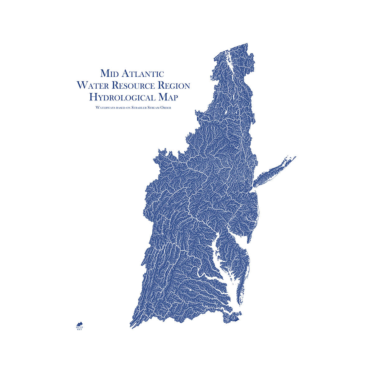 Mid Atlantic Regional Hydrology Map