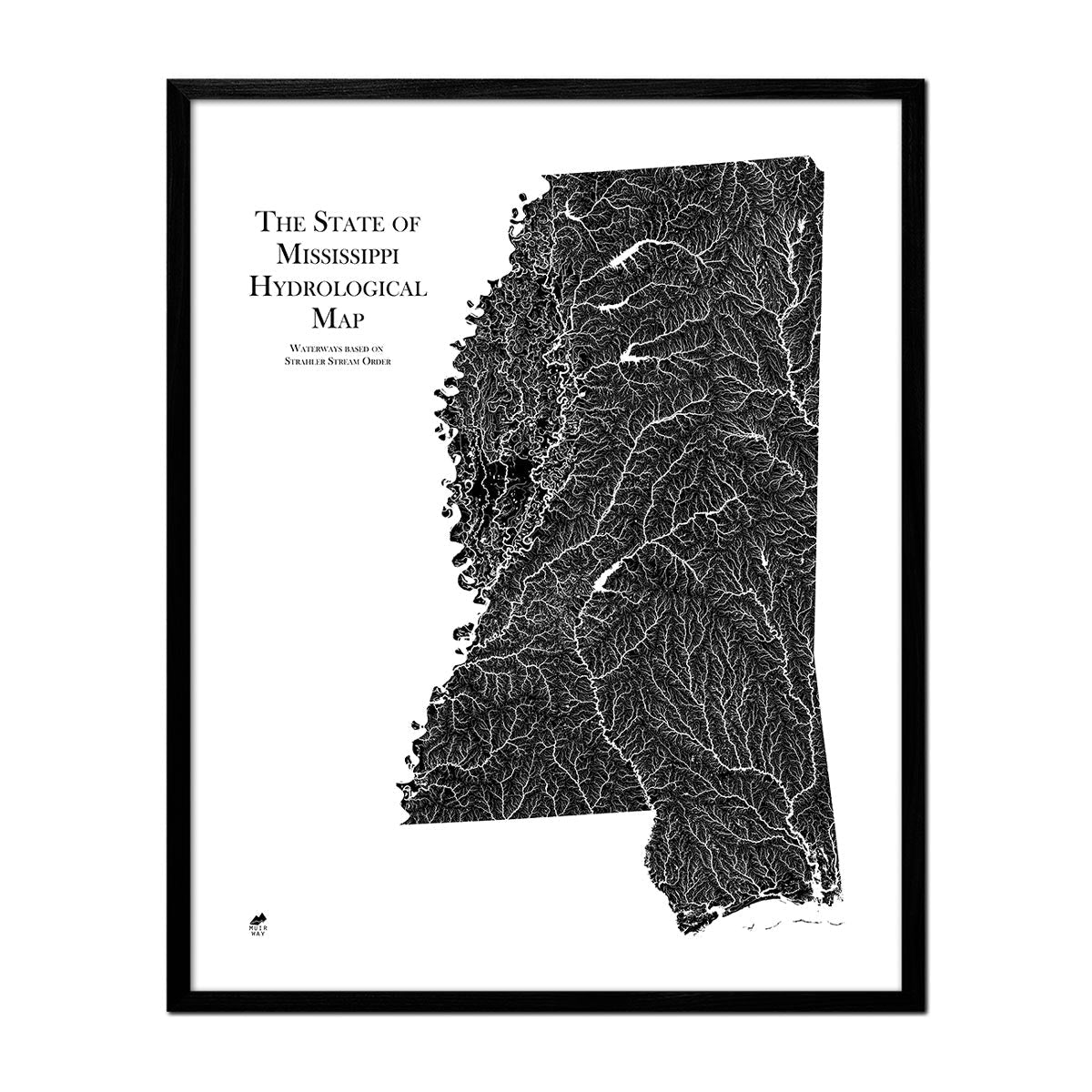 Mississippi Hydrological Map