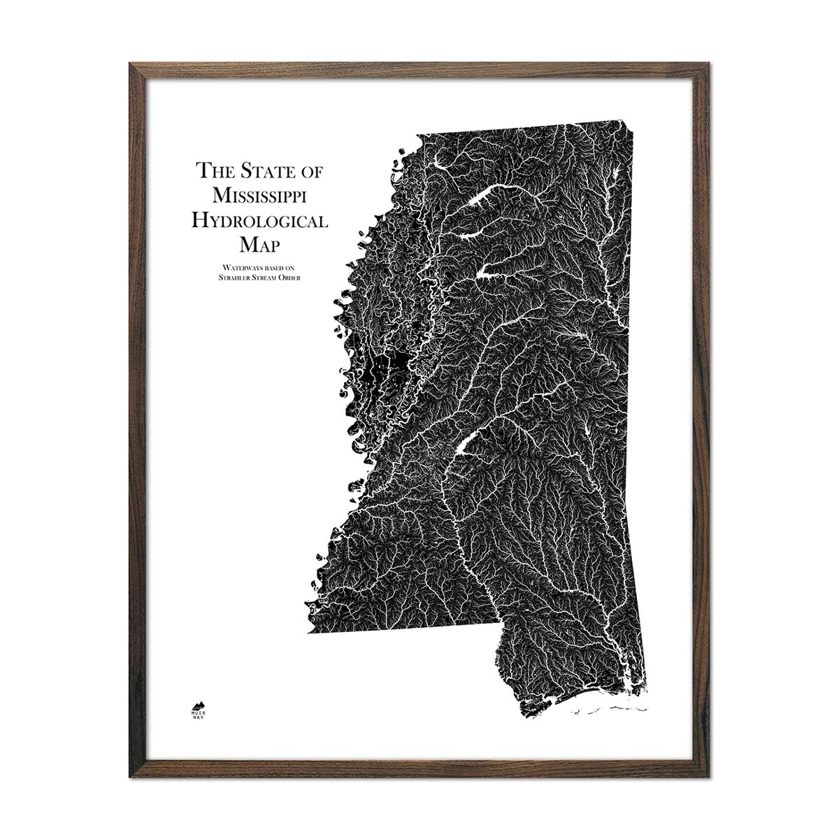 Mississippi Hydrological Map