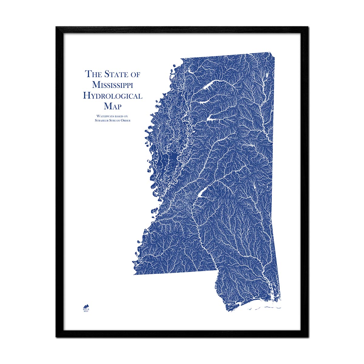 Mississippi Hydrology Map