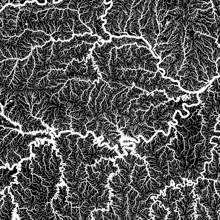 Missouri Hydrological Map