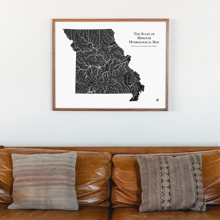 Missouri Hydrological Map