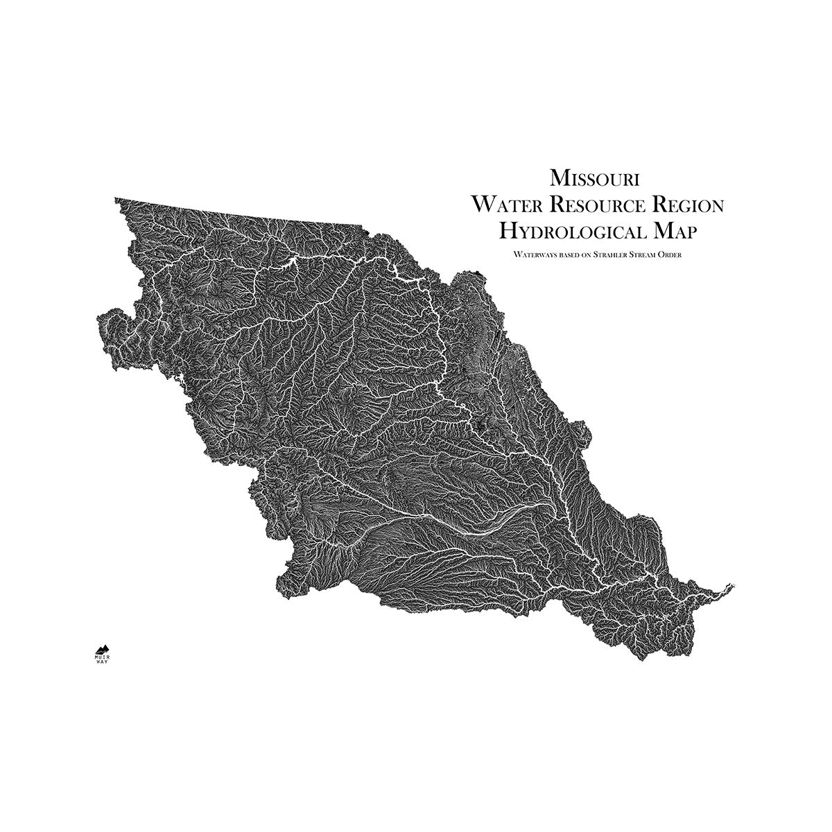 Missouri Regional Hydrological Map