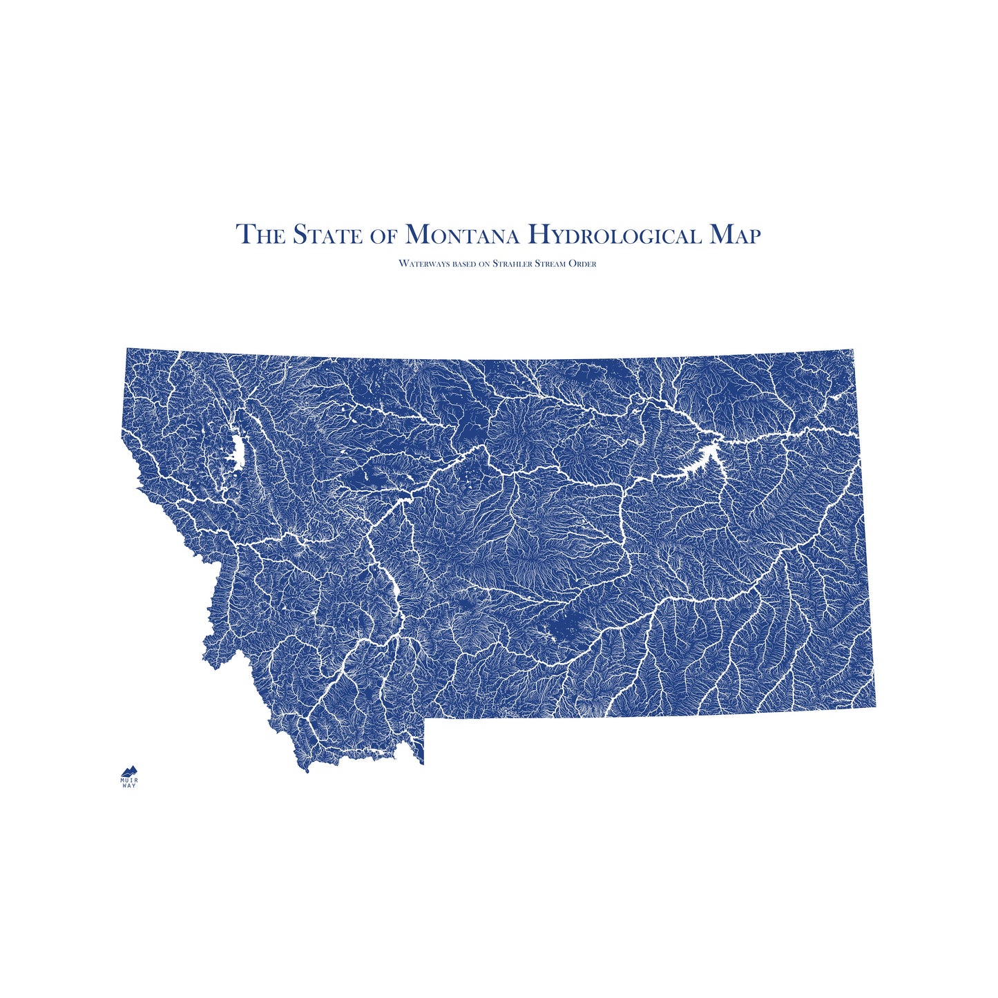 Montana Hydrology Map