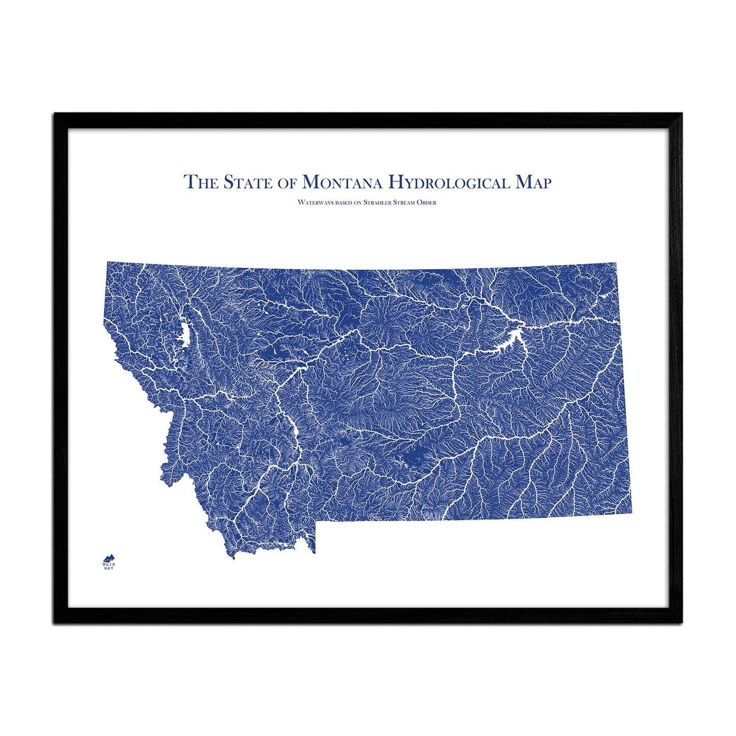 Montana Hydrology Map