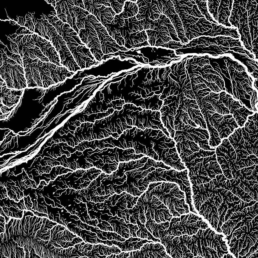 Nebraska Hydrological Map