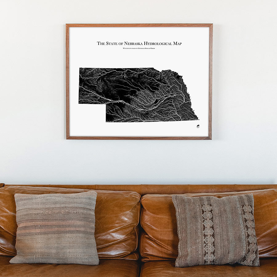 Nebraska Hydrological Map