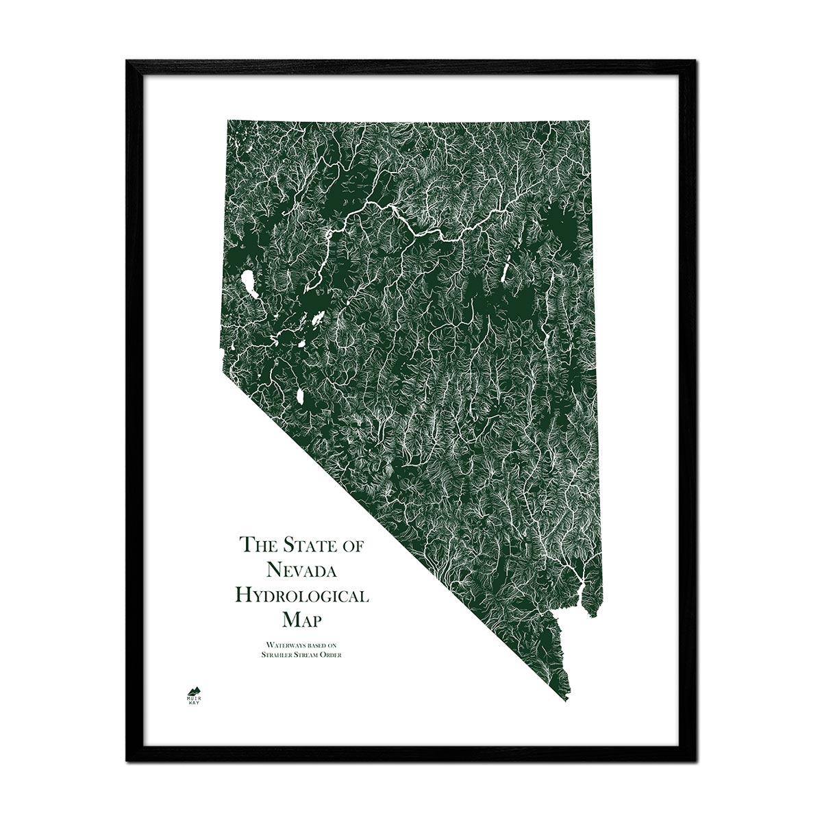 Nevada Rivers Map