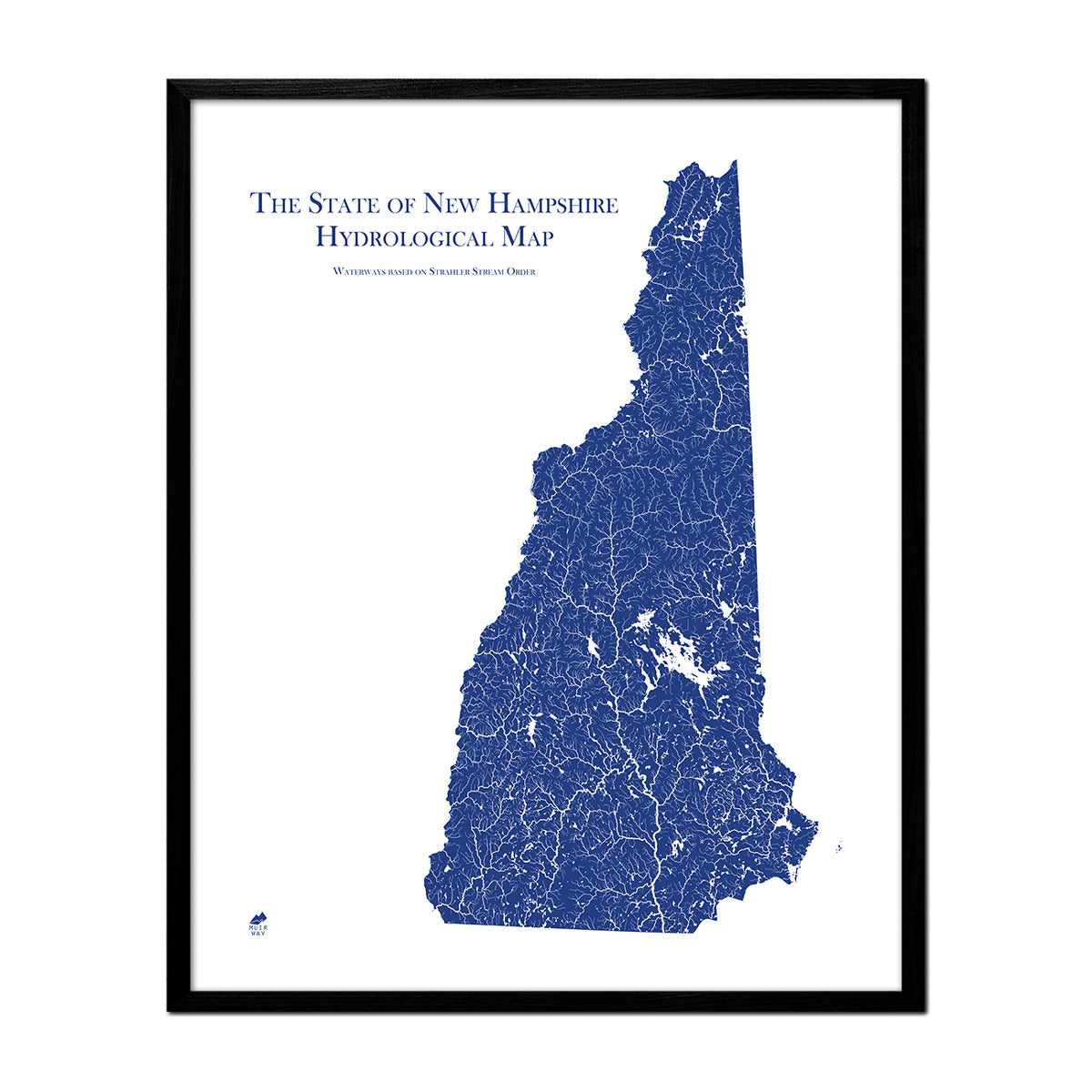 New Hampshire Hydrology Map