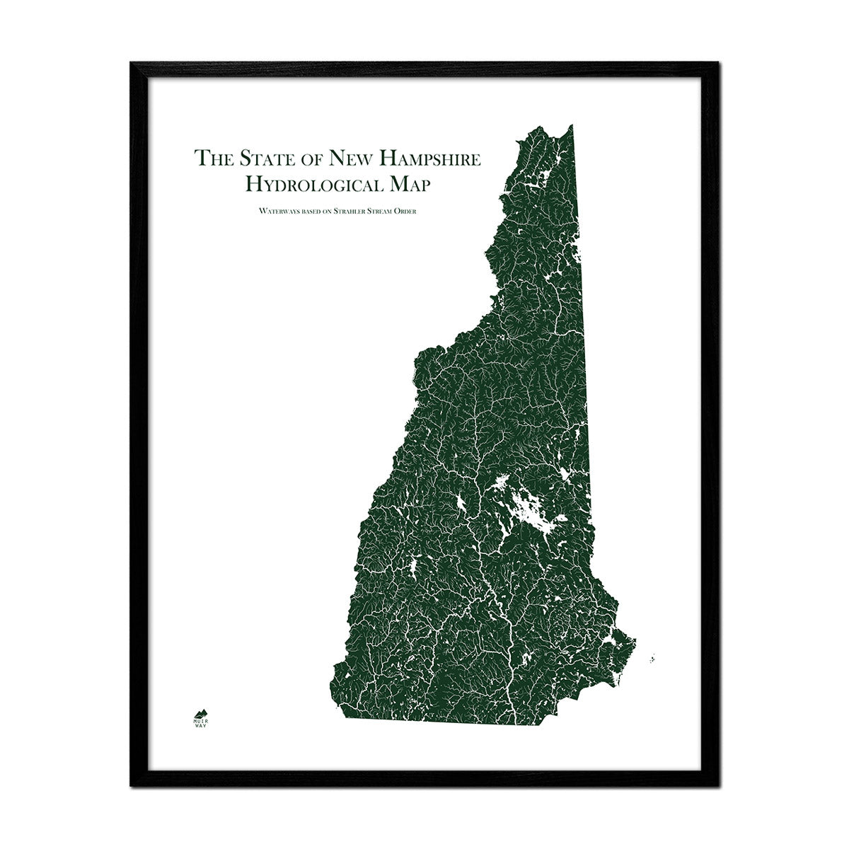 New Hampshire Rivers Map