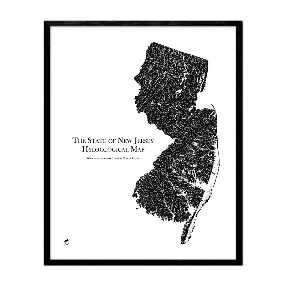 New Jersey Hydrological Map