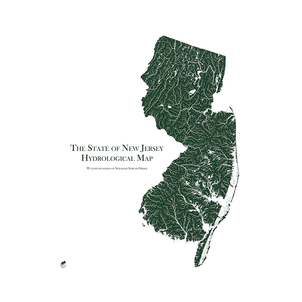 New Jersey Rivers Map