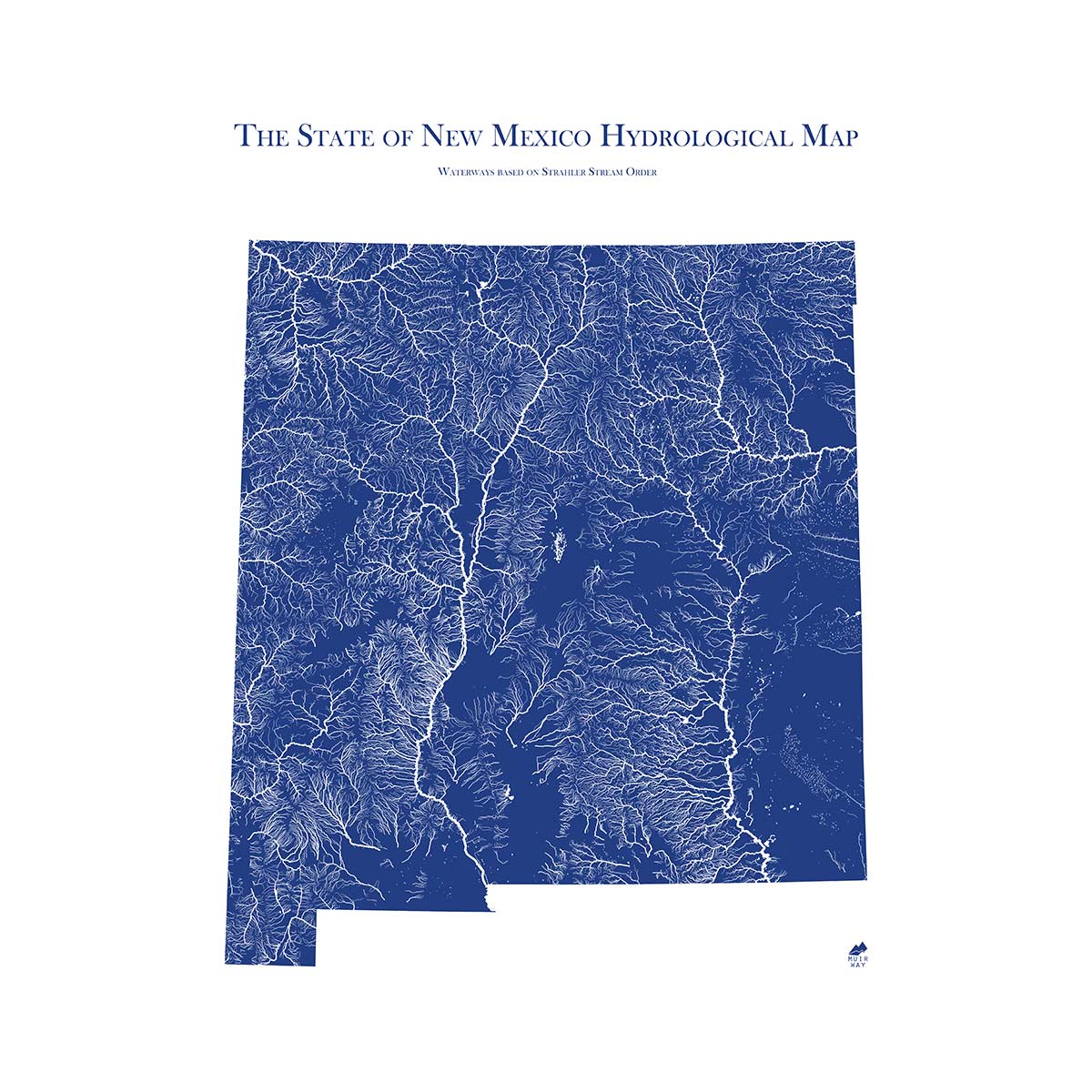 New Mexico Hydrology Map