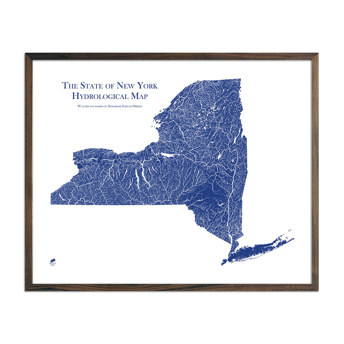 New York Hydrology Map