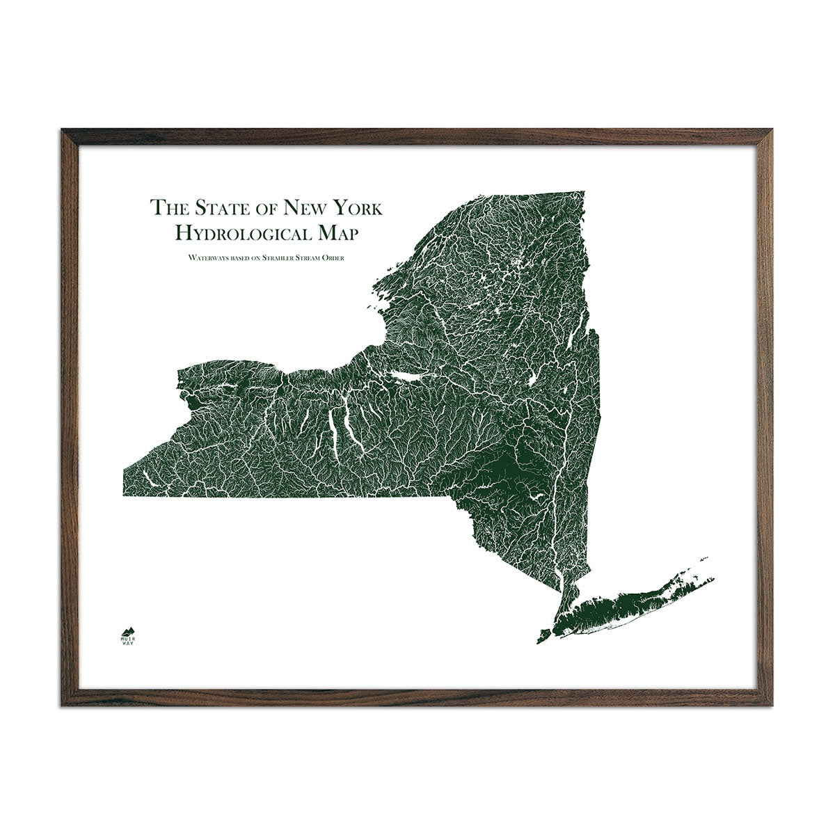 New York Rivers Map