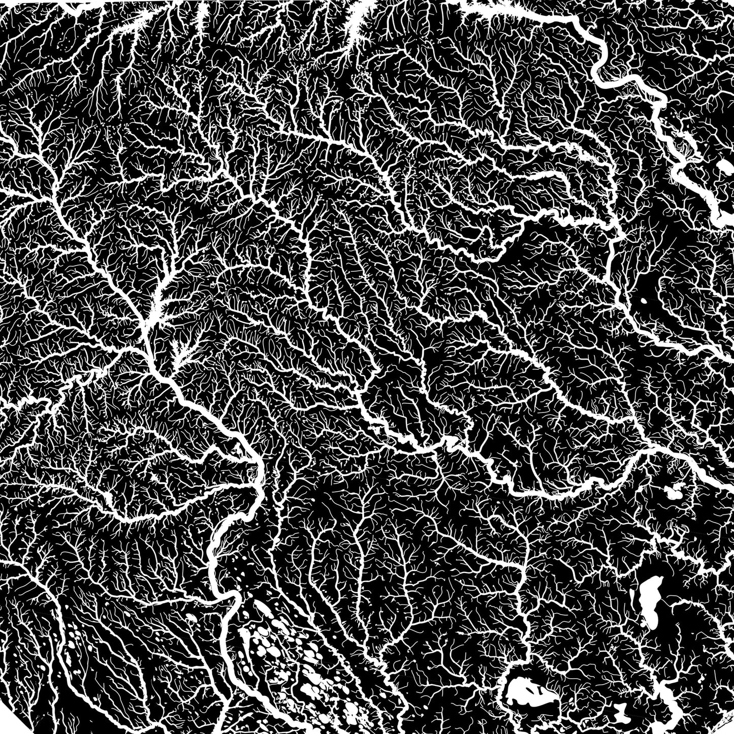 North Carolina Hydrological Map