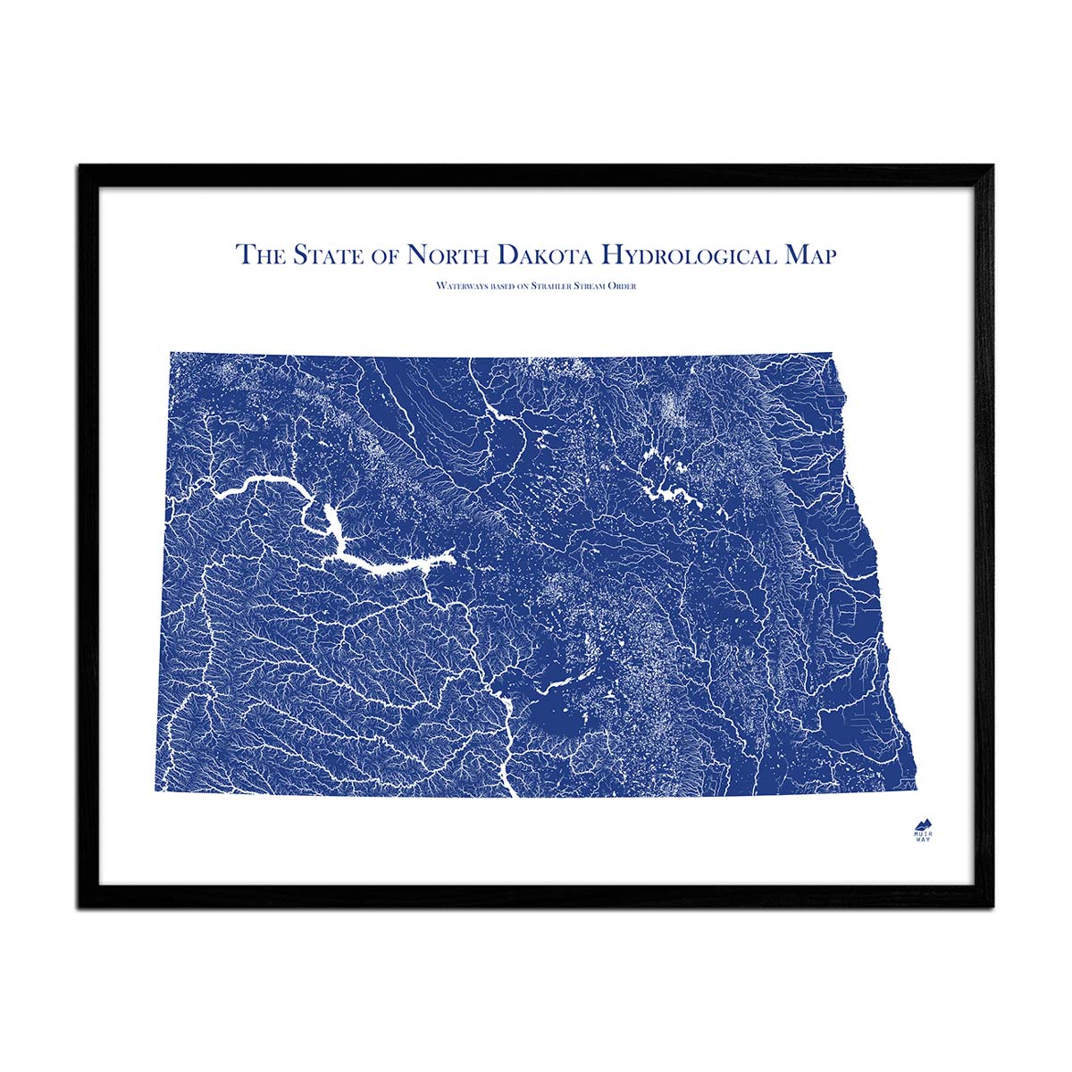 North Dakota Hydrology Map