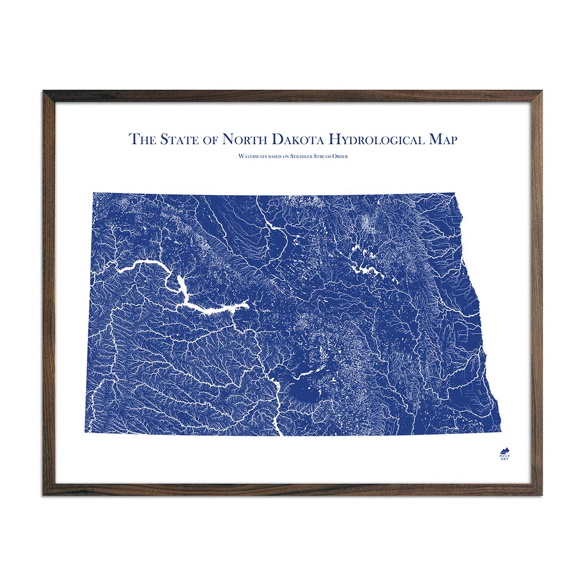 North Dakota Hydrology Map