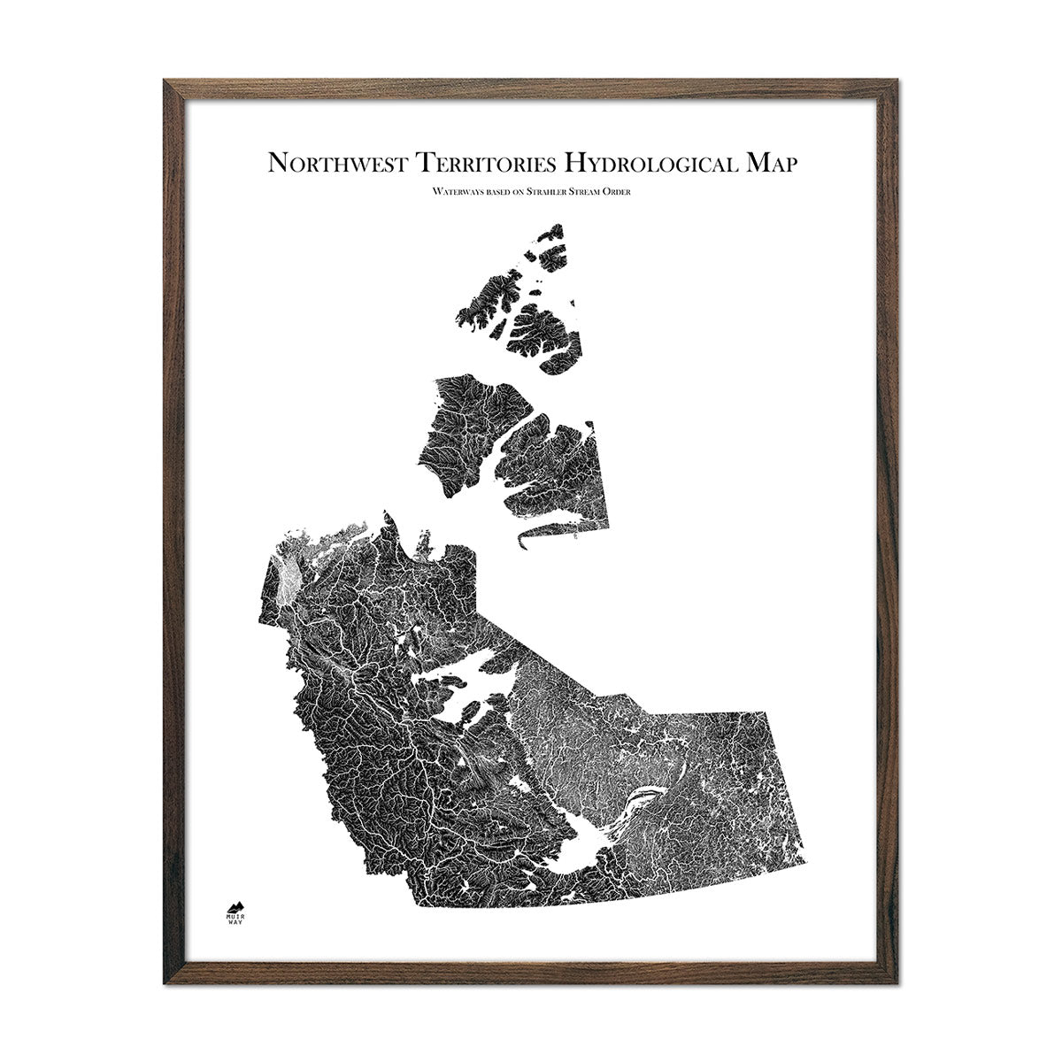 Northwest Territories Hydrological Map