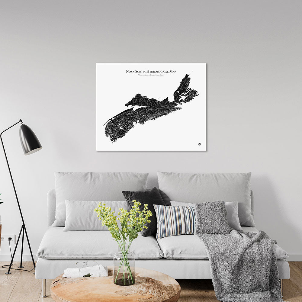 Nova-Scotia-Hydrology-Map-black-24x30-canvas.jpg