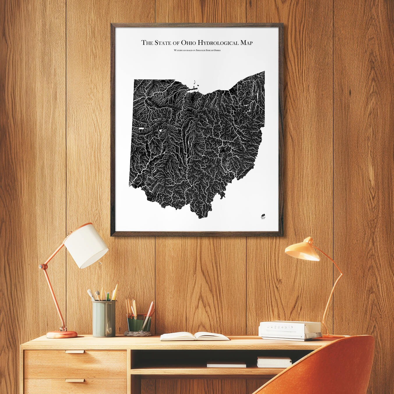 Ohio Hydrological Map