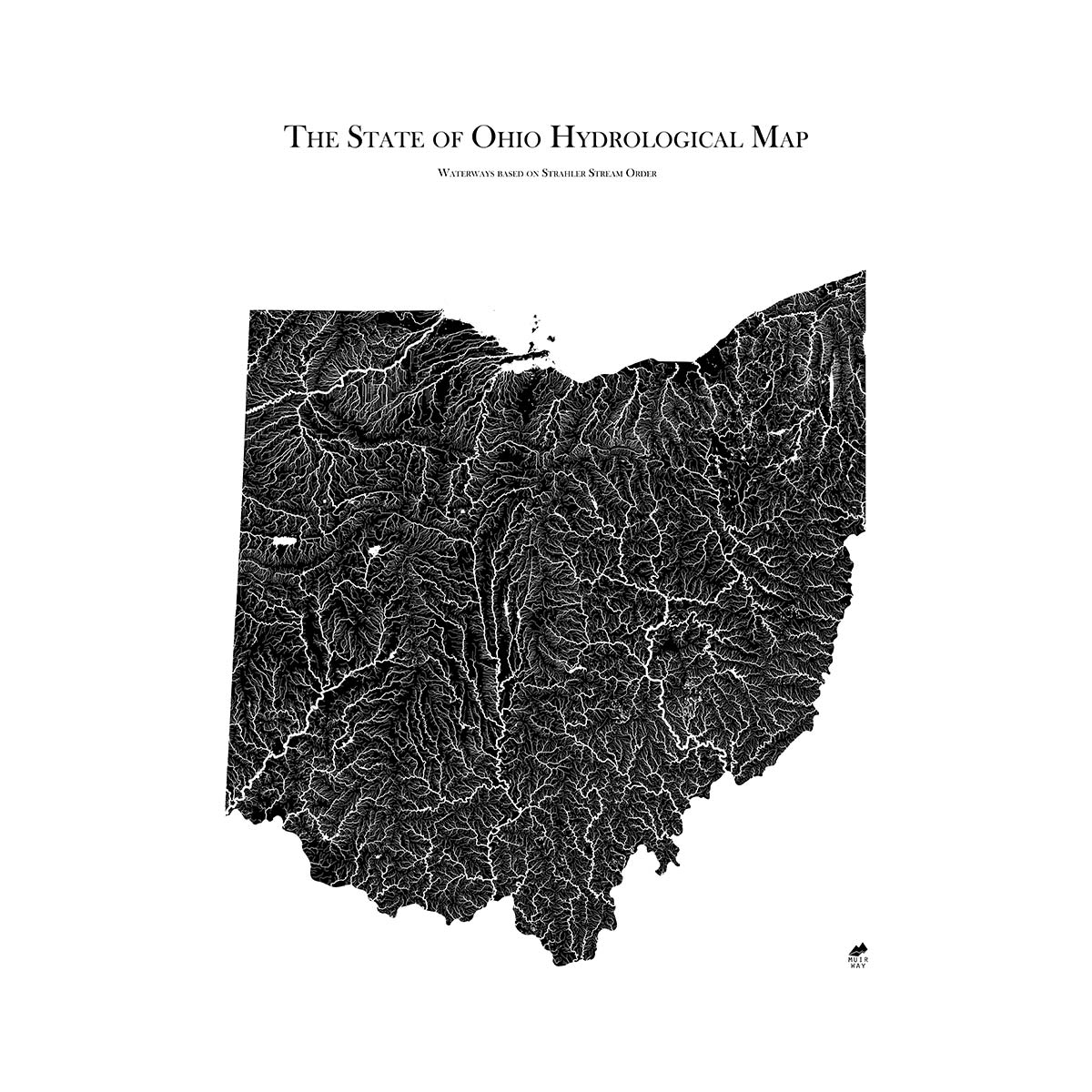 Ohio Hydrological Map