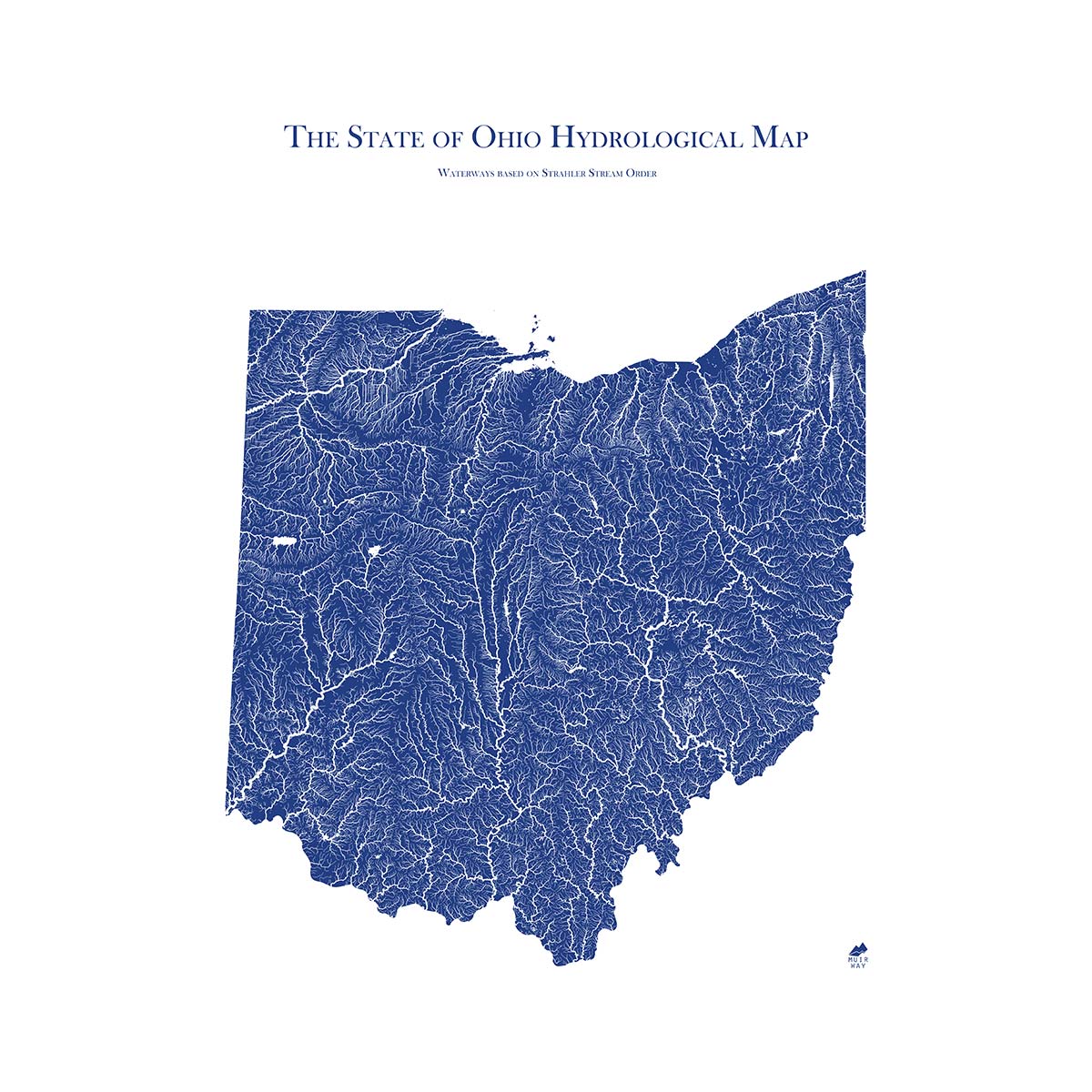 Ohio Hydrological Map
