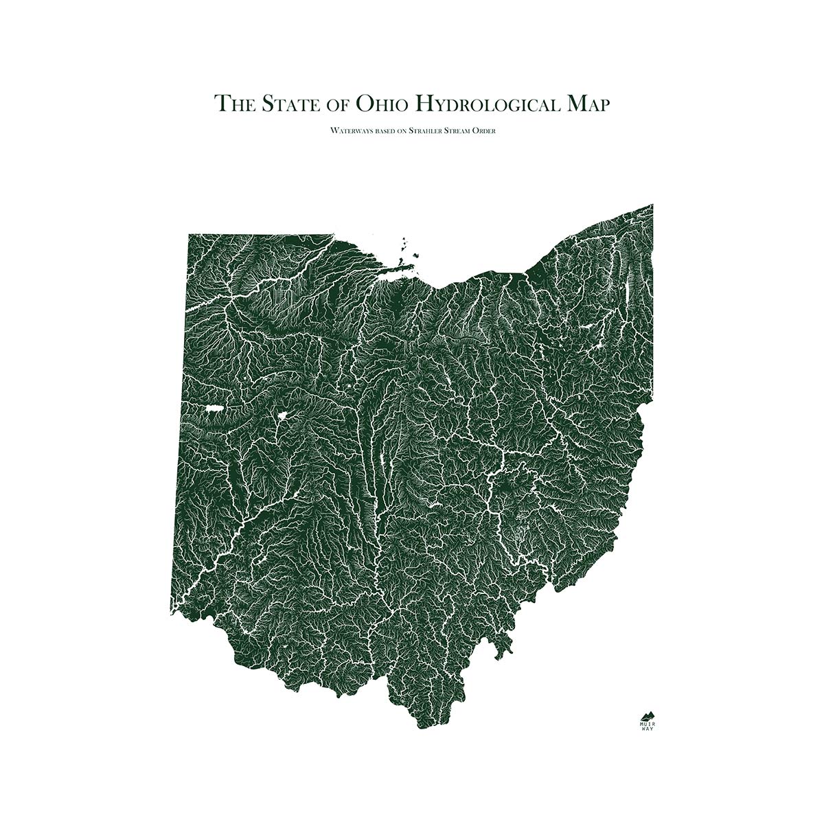 Ohio Hydrological Map