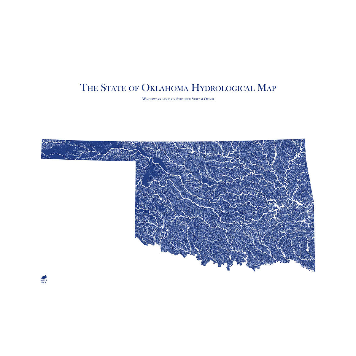 Oklahoma Hydrology Map