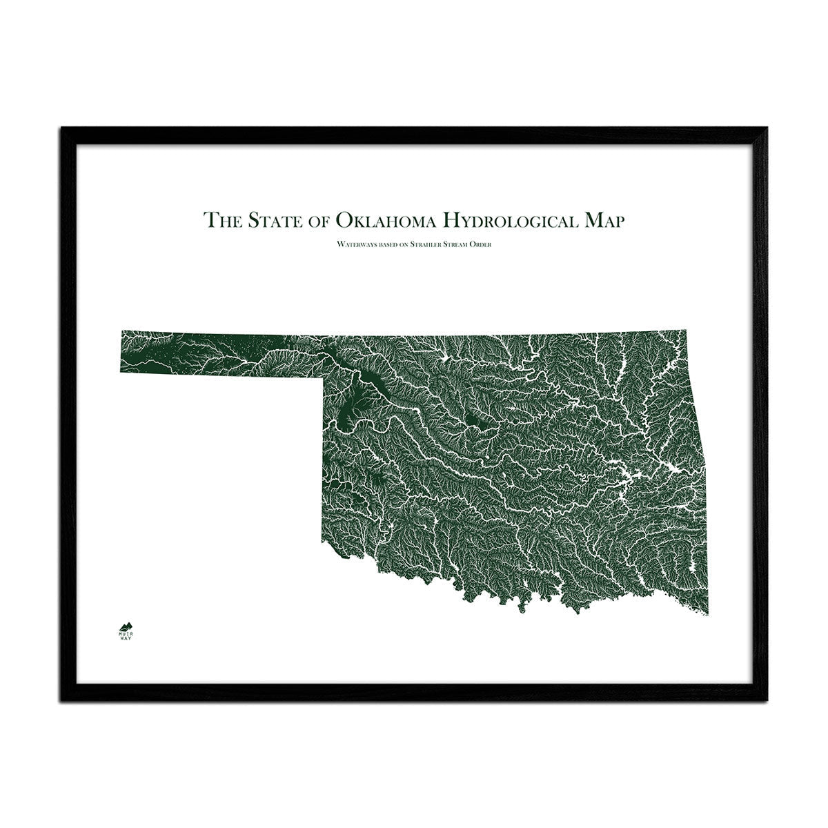 Oklahoma Rivers Map