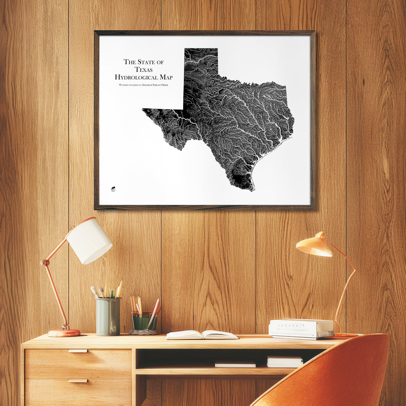 Texas Hydrological Map
